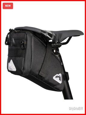 Bike Saddle Bag 1L Under Seat Bicycle Wedge Bag Waterproof Reflective